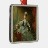 フランスのMarieアントワネットの女王のポートレート メタルオーナメント (右)