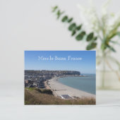 フランスのMers-le-Bains航空ビュー ポストカード (スタンド正面)