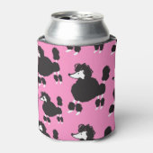 フランスのpoodle:ヴィンテージイラストレーションパターン。 缶クーラー (缶正面)