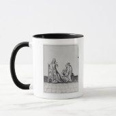 フランスのQueenおよび彼女Blanche de Castille マグカップ (左)