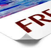 フランスのriviera,フランス, 絵画s,アート,ヴィンテージ ポスター (角)