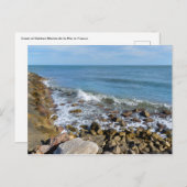 フランスのSaintes-Maries-de-la-Merの海岸 ポストカード (正面/裏面)