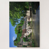 フランスのSegur le館の伝統的な村 ジグソーパズル (縦)