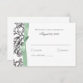 フランスのToileおよびSage Bow応答 出欠カード (正面/裏面)