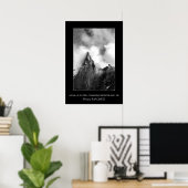 フランスのVALEE DE CHAMONIX、AIGUILLE DU DRU ポスター (ホームオフィス)