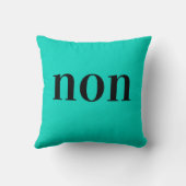 フランスのYesまたはNo クッション (裏面)