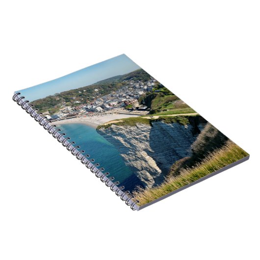 フランスはがきポスターJでエレットの航空写真 ノートブック (右側)