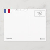フランスはがき国旗 ポストカード (裏面)