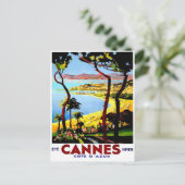 フランスはがき用ヴィンテージ旅行ポスター ポストカード (スタンド正面)