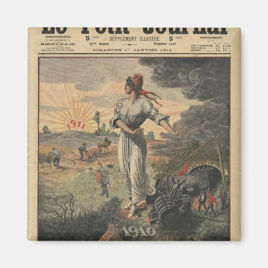 フランスはより良い日を望む マグネット (正面)