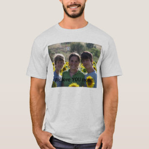 フランスは2 005を、私達愛しますお母さん!置きました!! Tシャツ