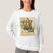 フランスはShipPanoramicの地図として表しました Tシャツ (正面)