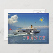 フランスへの旅行に行く ポストカード (正面/裏面)