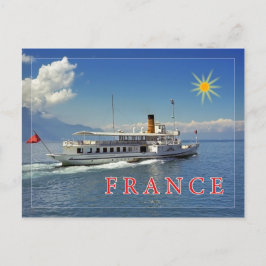 フランスへの旅行に行く ポストカード