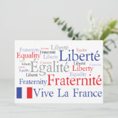 フランスをテーマにしたイベント - フランスとアメリカの友好 招待状 (スタンド正面)