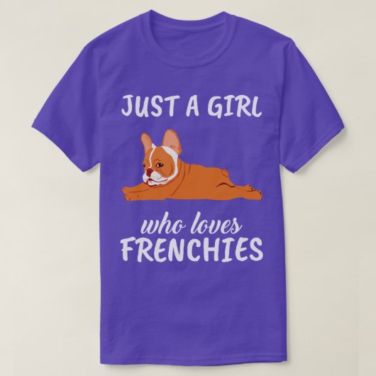 フランスを愛する女の子1 Tシャツ (デザイン正面)