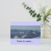 フランスアルプスのポストカード ポストカード (スタンド正面)