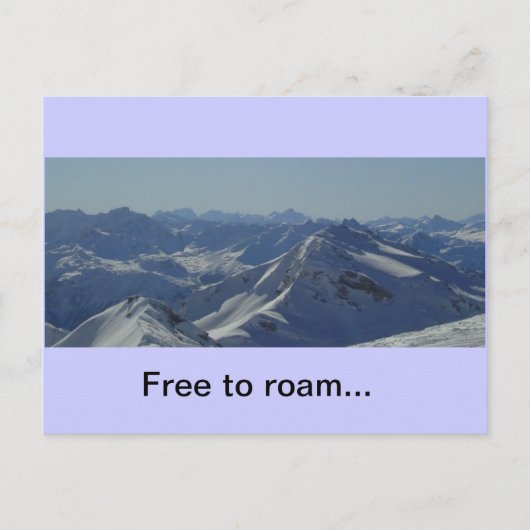 フランスアルプスのポストカード ポストカード (正面)