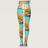 フランスアーキテクチャーフランスの通りオールドカーパリ レギンス (正面)