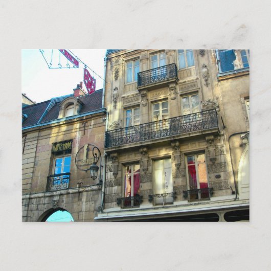 フランスエレガントブルゴーニュ,ディジョンの建物1 ポストカード (正面)