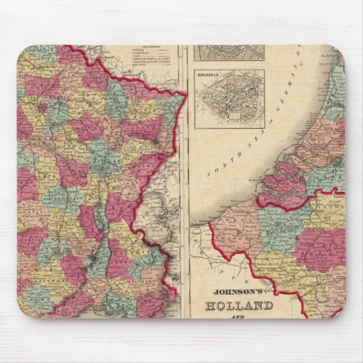 フランスオランダ·ベルギー マウスパッド (正面)