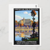 フランスオーリンズ、ヴィンテージ旅行のポスターを復元 ポストカード (正面/裏面)