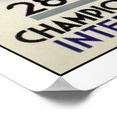 フランスクールのスキーポスター ポスター (角)