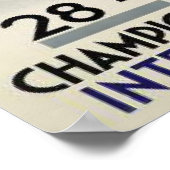 フランスクールのスキーポスター ポスター (角)