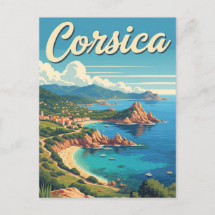 フランスコルシカ旅行 ポストカード