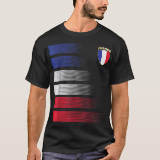 フランスサッカージャージーフランスサッカーファンサッカー Tシャツ