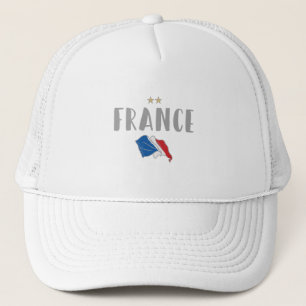 フランスサッカーファンのシャツフランスの国旗 キャップ