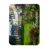 フランスシティスケープ通り建物自然 マグネット (縦)