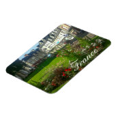 フランスシティスケープ通り建物自然 マグネット (左側)