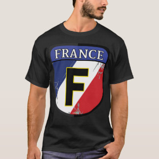 フランスシフランスのールド Tシャツ