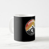 フランスシャモニーでスキー コーヒーマグカップ (正面左)