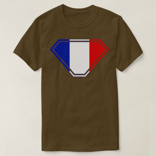 フランススーパーパワー Tシャツ (デザイン正面)