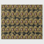 フランスチッエレガントク女王30" x 6' ラッピングペーパー (フラット)