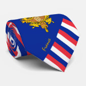 フランストライプス国旗のフランスのファッション ネクタイ (ロール)