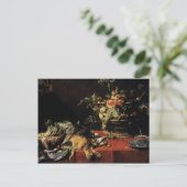 フランスナイダー – まだ果物のバスケットと生活,ゲーム ポストカード (スタンド正面)