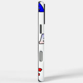 フランスハクナマタタブルーホワイトレッドユニティカラーT Case-Mate iPhoneケース (裏面 / 右)