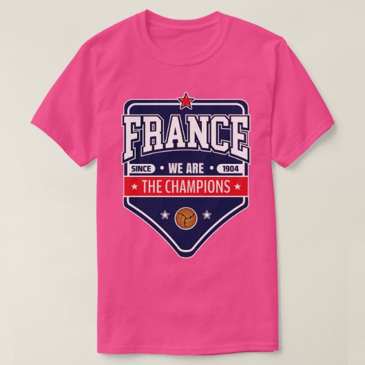 フランスバッジ Tシャツ (デザイン正面)