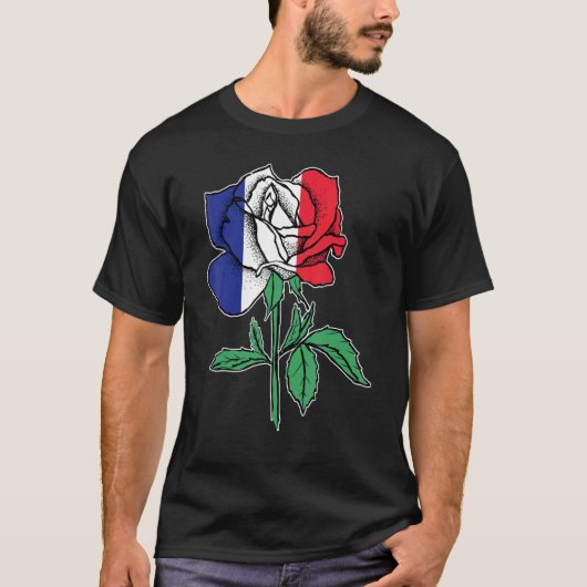 フランスバラフランスフランスの Tシャツ (正面)