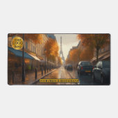 フランスパリエッフェルタワー絵画ズ デスクマット (正面)