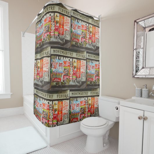 フランスパリシティスケープフルーアエリア シャワーカーテン (インサイチュ)