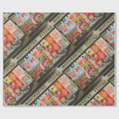 フランスパリシティスケープフルーアエリア ラッピングペーパー (フラット)