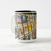 フランスパリシティスケープMonmartreエリアアートセール ツートーンマグカップ (正面左)