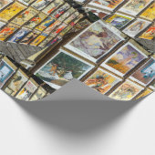 フランスパリシティスケープMonmartreエリアアートセール ラッピングペーパー (角)