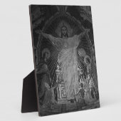 フランスパリメインモザイク神聖ハートイエス1970 フォトプラーク (側面)