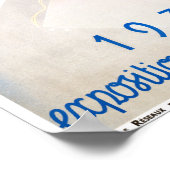 フランスパリヴィンテージ旅行ポスター復元 ポスター (角)