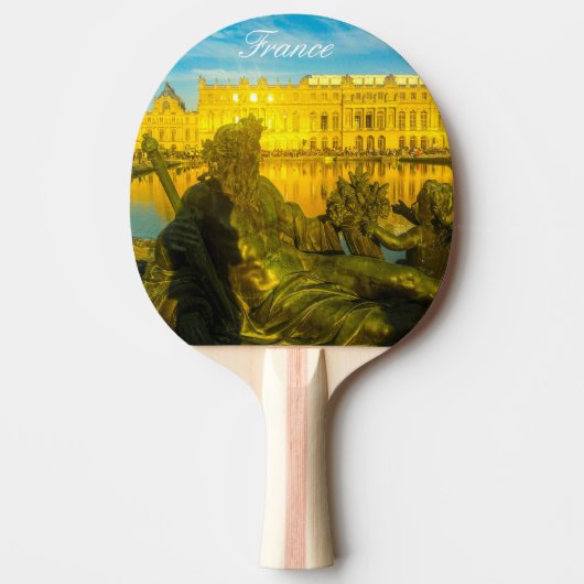 フランスパリ建築サンセットベルサイユ 卓球ラケット (正面)